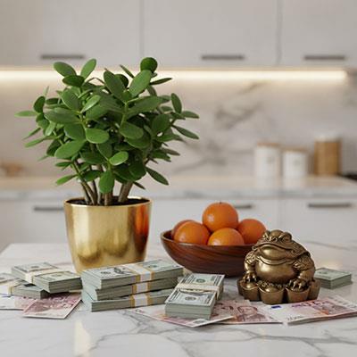 فنگ شویی ثروت در آشپزخانه