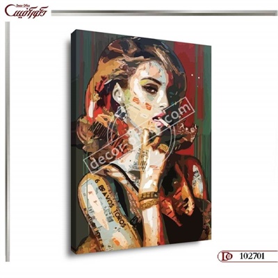 تابلو دیواری چهره مدرن R2701