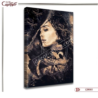 تابلو عکس چهره خط R0005