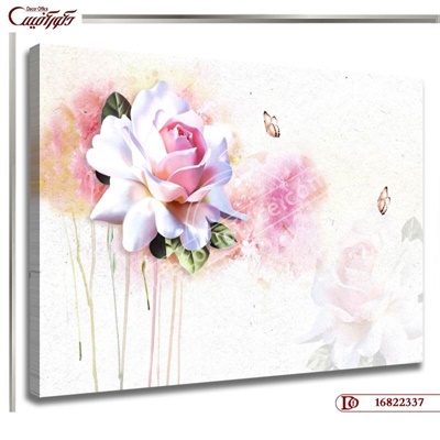 تابلو دیواری گل R2337