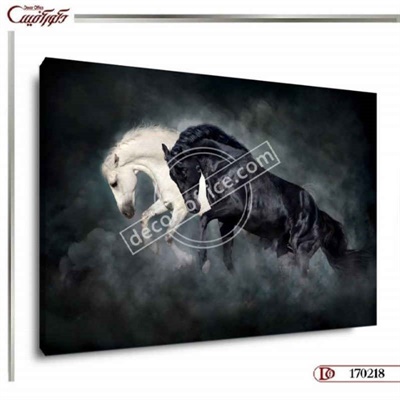 تابلو دکوری طرح اسب R0218
