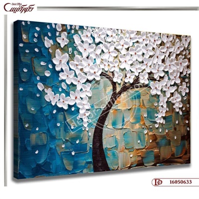 تابلو گل سه بعدی R0633