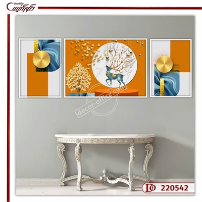 تابلو سه تکه گوزن A220542