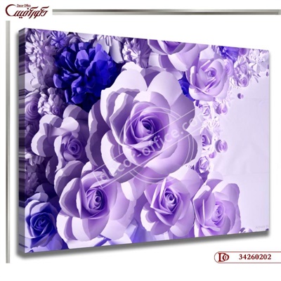 تابلو گل سه بعدی R0202