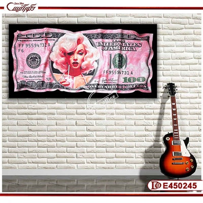 تابلو دلار چروک با چهره مرلین مونرو E450245